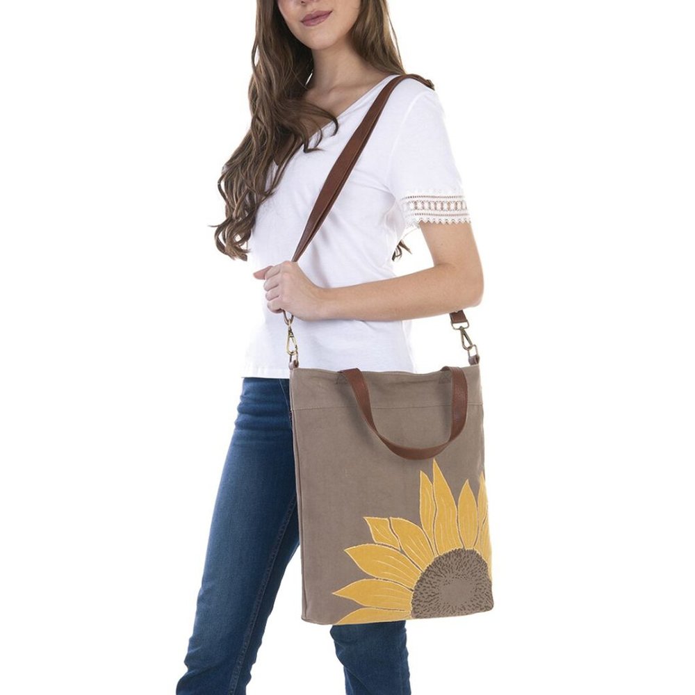 NWT Mona B Sunflower Tote - Picture 5 of 5